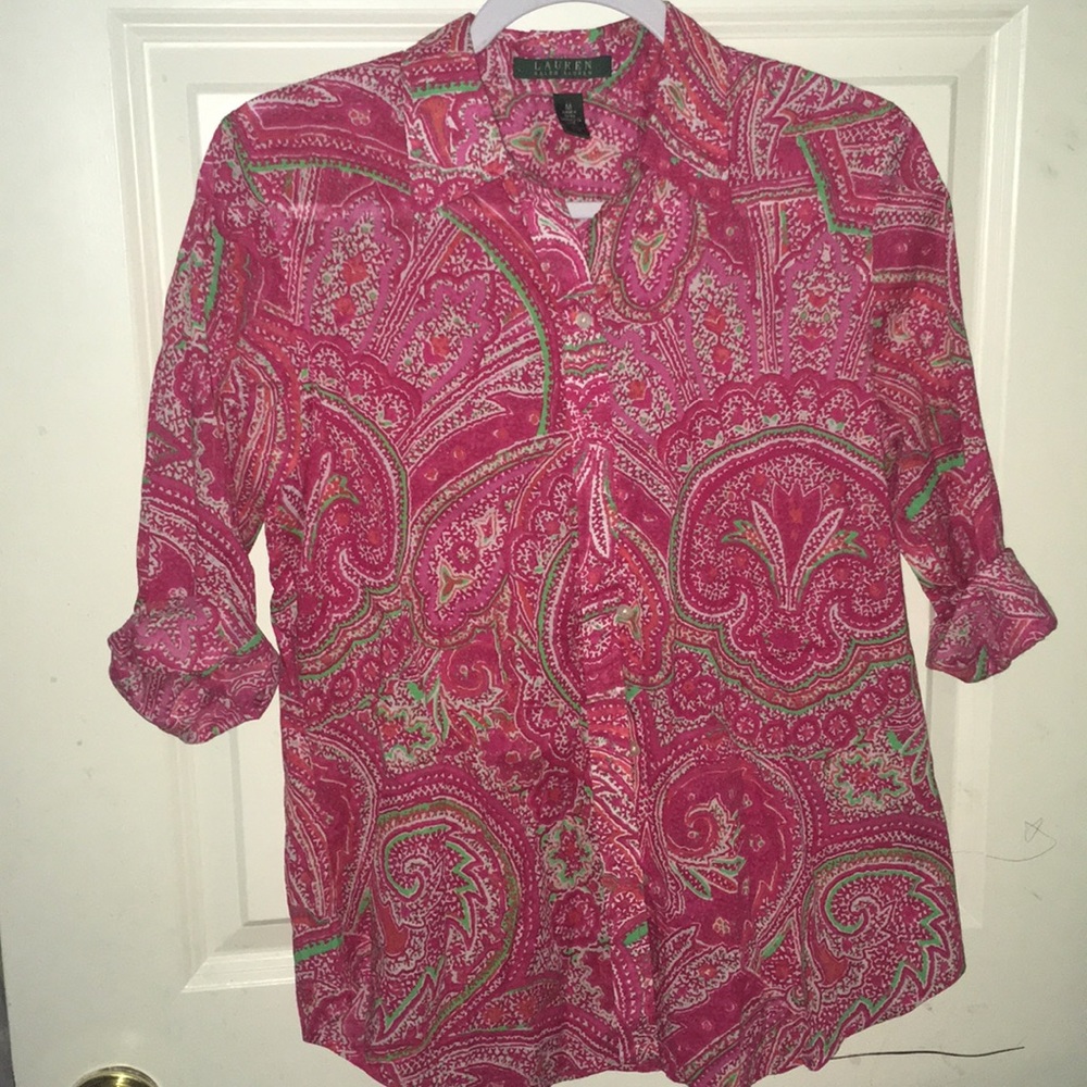 Ralph Lauren top sz M